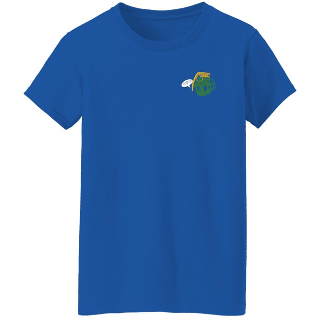 Thicc Boy Merch Oops Grenade Long Body Black Tee Thicc Boy Merch Oops Grenade Long Body Black Tee