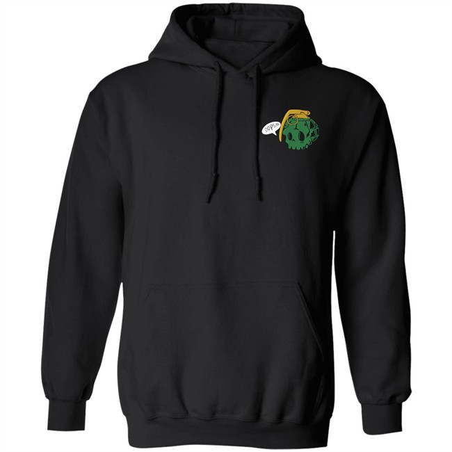 Thicc Boy Merch Oops Grenade Long Body Black Tee Thicc Boy Merch Oops Grenade Long Body Black Tee