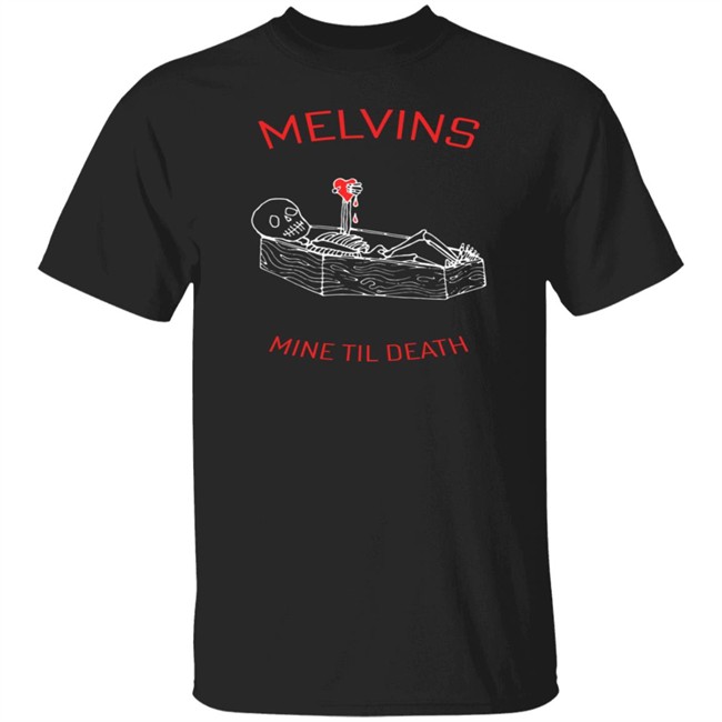 The Melvins Merch Blixt Merchandise Mine Til Death Valentines Tee Shirt
