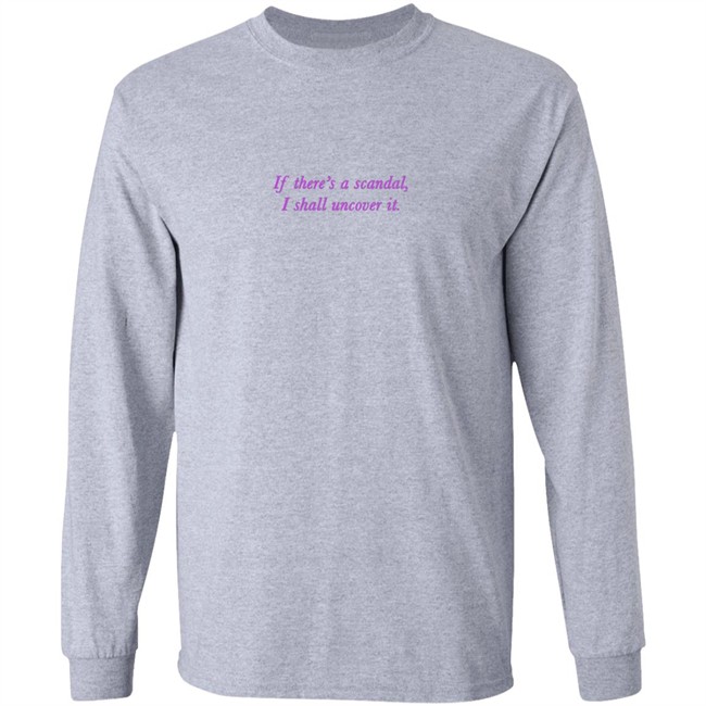 Meena Harris Phenomenal Bridgerton If There’S A Scandal I Shall Uncover It Crewneck Sweatshirt Meena Harris Phenomenal Bridgerton If There’S A Scandal I Shall Uncover It Crewneck Sweatshirt