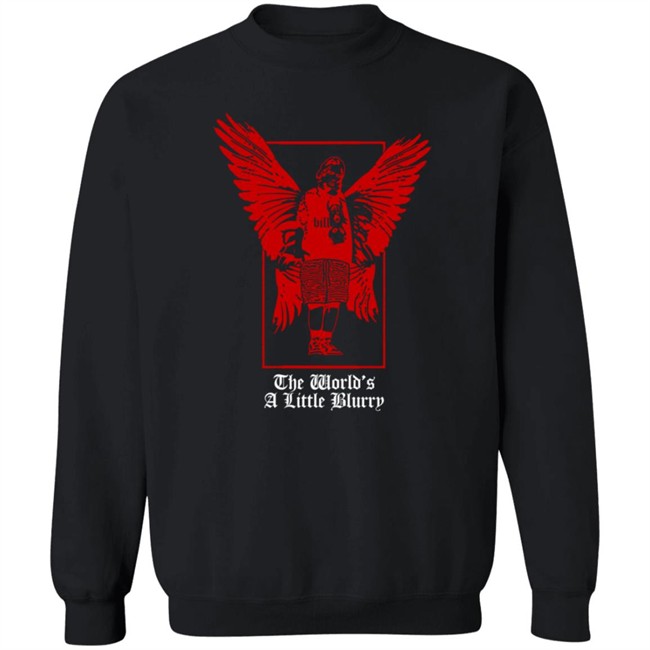 Billie Eilish Store Merch Shop Billie Angel Hooded Sweatshirt