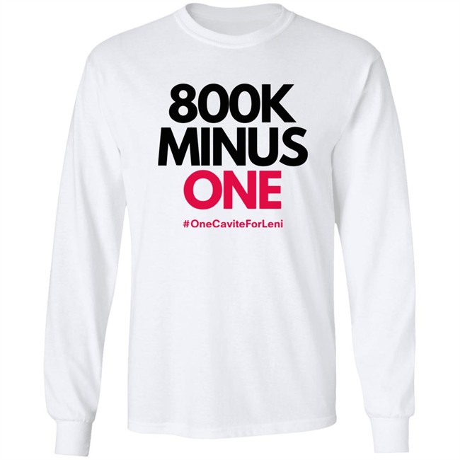 800K Minus One One Cavite For Leni T Shirt All4leni 800K Minus One One Cavite For Leni T Shirt All4leni