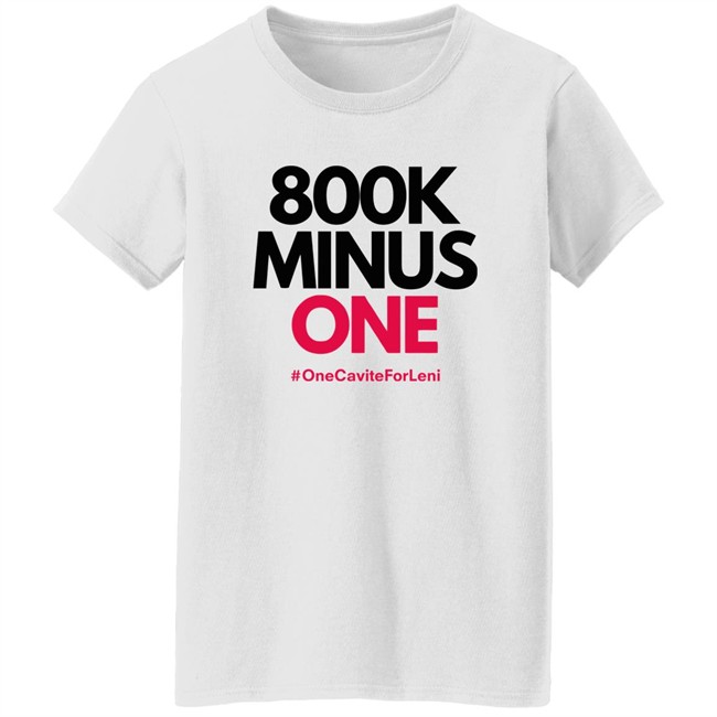 800K Minus One One Cavite For Leni T Shirt All4leni 800K Minus One One Cavite For Leni T Shirt All4leni