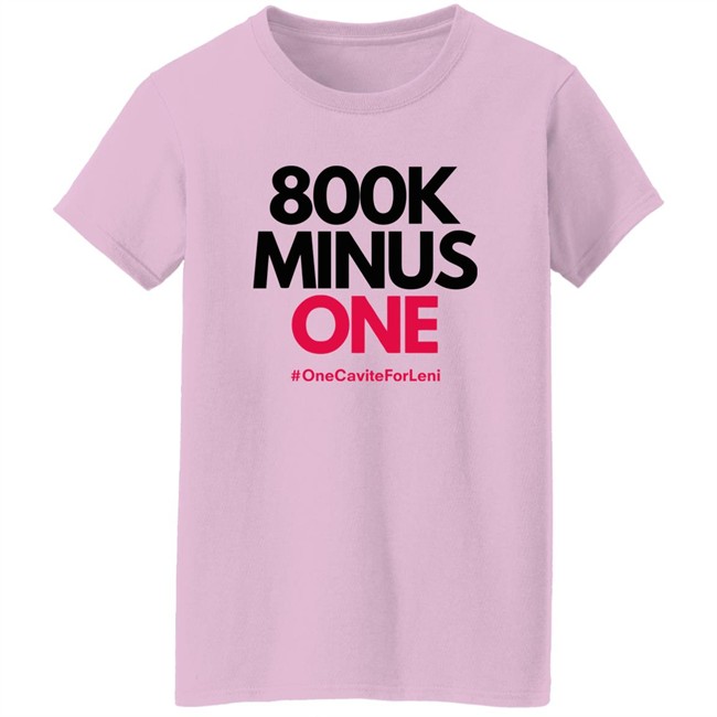 800K Minus One One Cavite For Leni T Shirt All4leni 800K Minus One One Cavite For Leni T Shirt All4leni