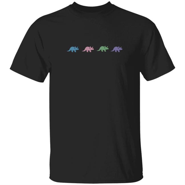 Try Guys Black Tryceratops Tee Shirt