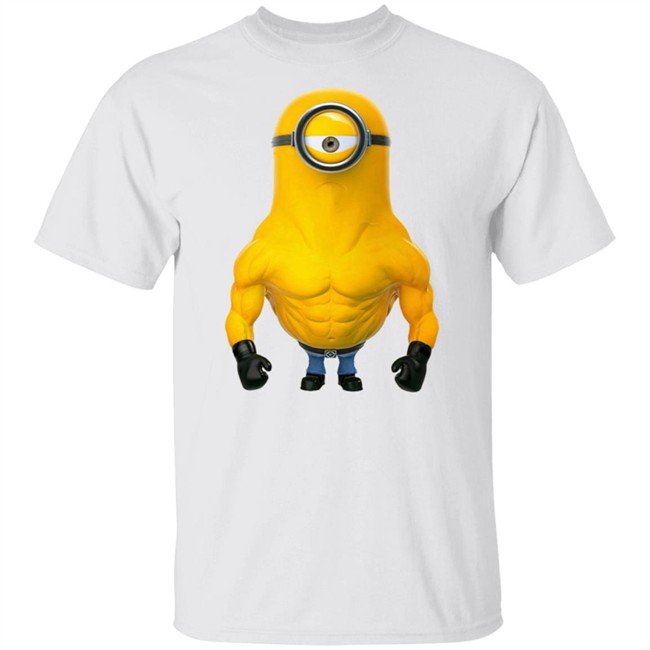 Rata Realno Minions Bodybuilder Tee Shirt