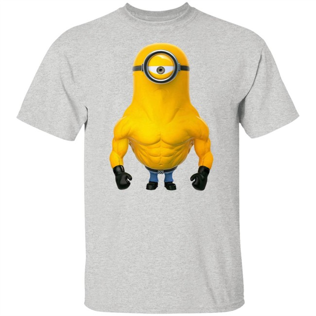 Rata Realno Minions Bodybuilder Tee Shirt Rata Realno Minions Bodybuilder Tee Shirt