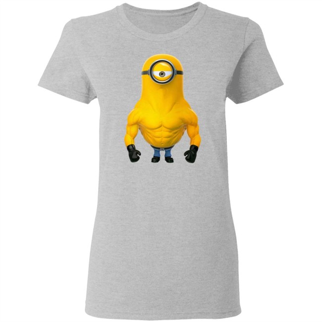 Rata Realno Minions Bodybuilder Tee Shirt Rata Realno Minions Bodybuilder Tee Shirt