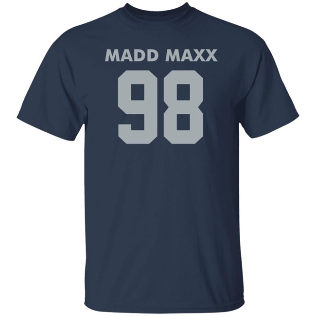 Maddmaxx Merch Maxx Crosby Silver Logo Shirt - Dark Maddmaxx Merch Maxx Crosby Silver Logo Shirt - Dark