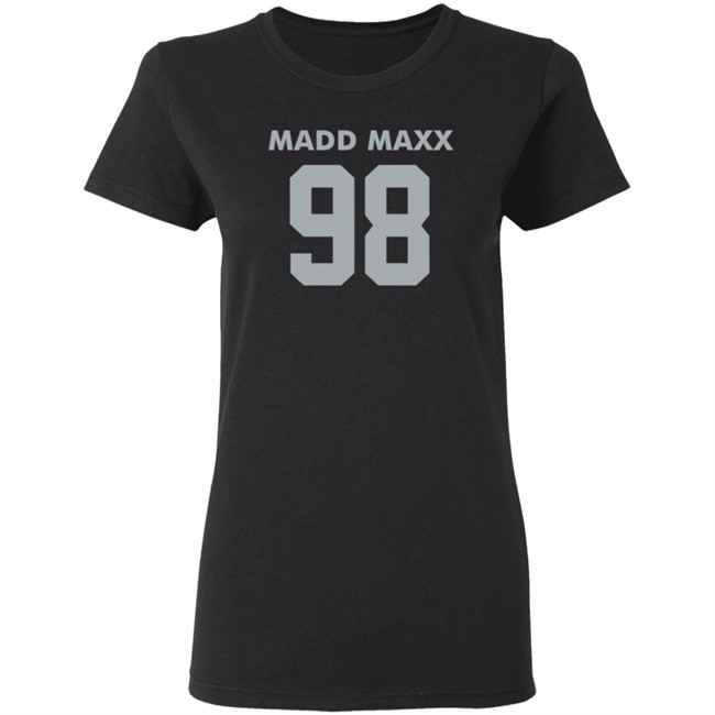Maddmaxx Merch Maxx Crosby Silver Logo Shirt - Dark Maddmaxx Merch Maxx Crosby Silver Logo Shirt - Dark
