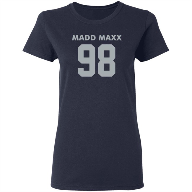 Maddmaxx Merch Maxx Crosby Silver Logo Shirt - Dark Maddmaxx Merch Maxx Crosby Silver Logo Shirt - Dark