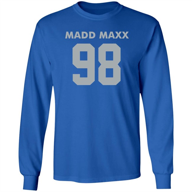 Maddmaxx Merch Maxx Crosby Silver Logo Shirt - Dark Maddmaxx Merch Maxx Crosby Silver Logo Shirt - Dark
