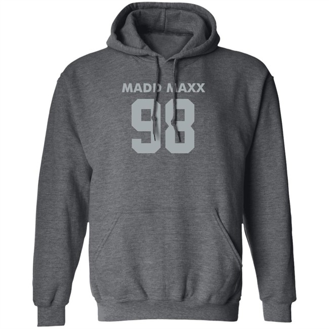 Maddmaxx Merch Maxx Crosby Silver Logo Shirt - Dark Maddmaxx Merch Maxx Crosby Silver Logo Shirt - Dark