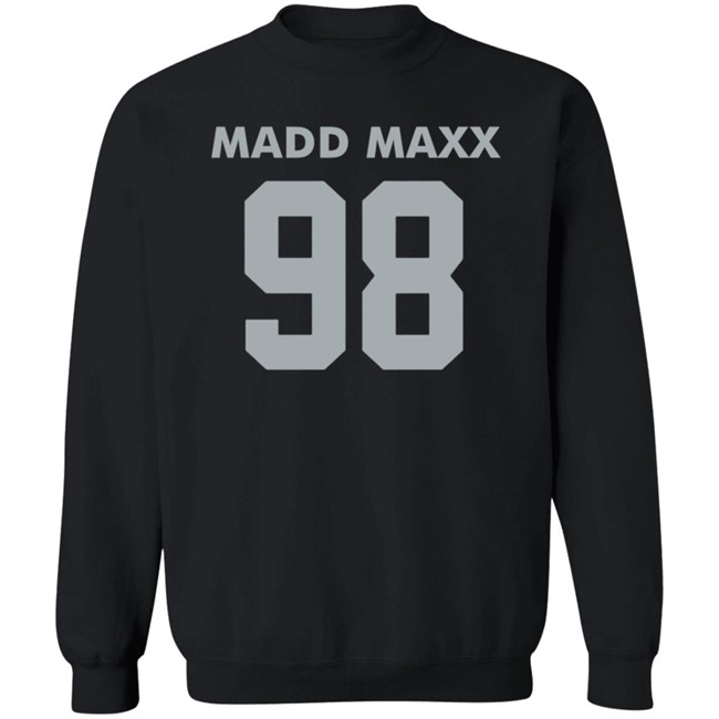 Maddmaxx Merch Maxx Crosby Silver Logo Shirt - Dark Maddmaxx Merch Maxx Crosby Silver Logo Shirt - Dark