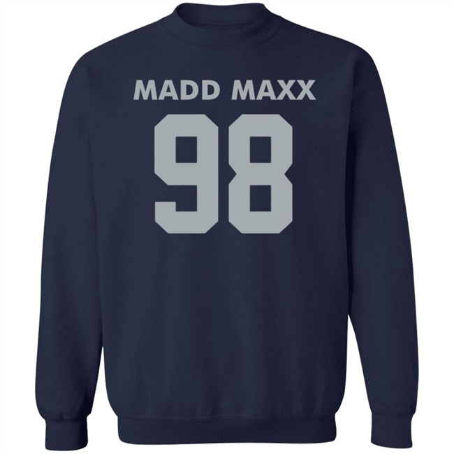 Maddmaxx Merch Maxx Crosby Silver Logo Shirt - Dark Maddmaxx Merch Maxx Crosby Silver Logo Shirt - Dark