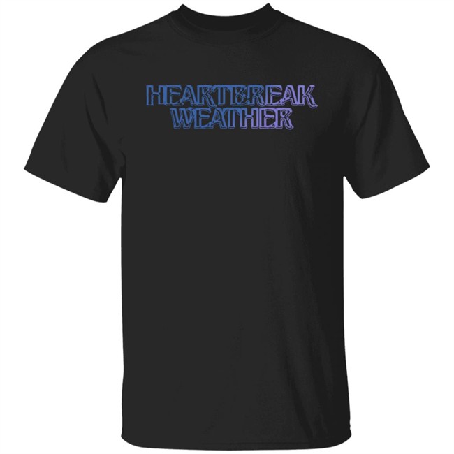 Niall Horan Heartbreak Weather Logo Black Tee Shirt