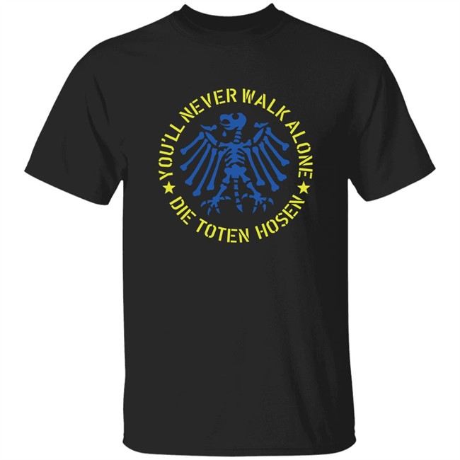 Die Toten Hosen Shop You’ll Never Walk Alone Die Toten Hosen Ukraine Shirt