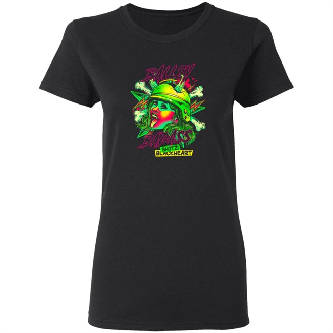 Shotzi Blackheart Ballsy Badass T Shirt Shotzi Blackheart Ballsy Badass T Shirt