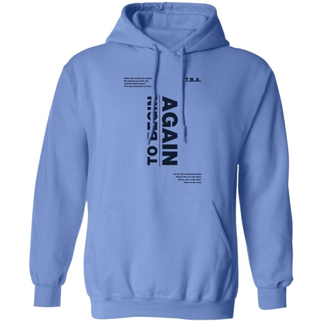 Ingrid Michaelson Merch Ingridmichaelson Tba To Begin Again Hoodie