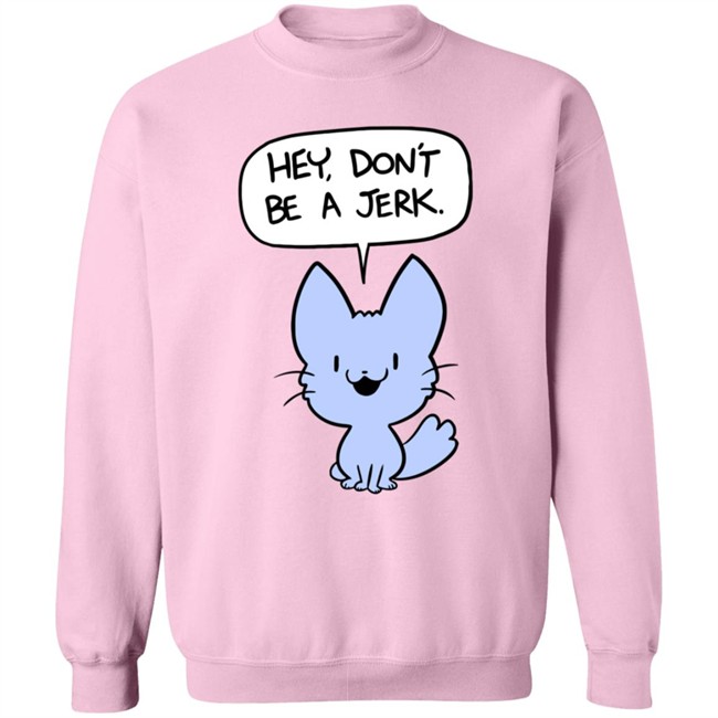 Ac Stuart Friendly Kitten Hey Dont Be A Jerk Hoodie Ac Stuart Friendly Kitten Hey Dont Be A Jerk Hoodie