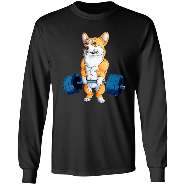 Aliceson And Lee Dog Fitness Day Crew Neck Sweatshirt Aliceson And Lee Dog Fitness Day Crew Neck Sweatshirt
