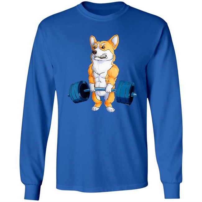 Aliceson And Lee Dog Fitness Day Crew Neck Sweatshirt Aliceson And Lee Dog Fitness Day Crew Neck Sweatshirt