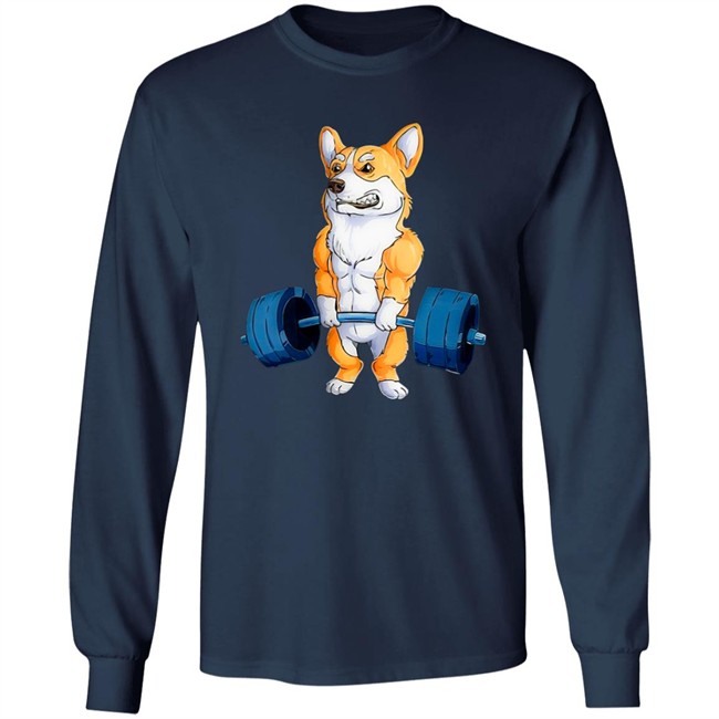 Aliceson And Lee Dog Fitness Day Crew Neck Sweatshirt Aliceson And Lee Dog Fitness Day Crew Neck Sweatshirt