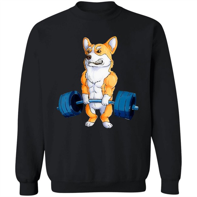 Aliceson And Lee Dog Fitness Day Crew Neck Sweatshirt