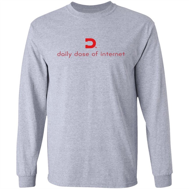 Daily Dose Of Internet Logo Long Sleeve Tee Shirt Daily Dose Of Internet Logo Long Sleeve Tee Shirt