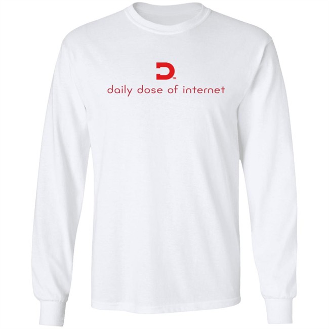 Daily Dose Of Internet Logo Long Sleeve Tee Shirt
