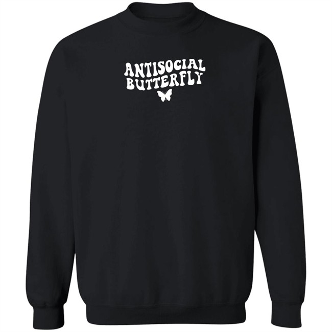 Andrea Russett Antisocial Butterfly T Shirt Andrea Russett Antisocial Butterfly T Shirt