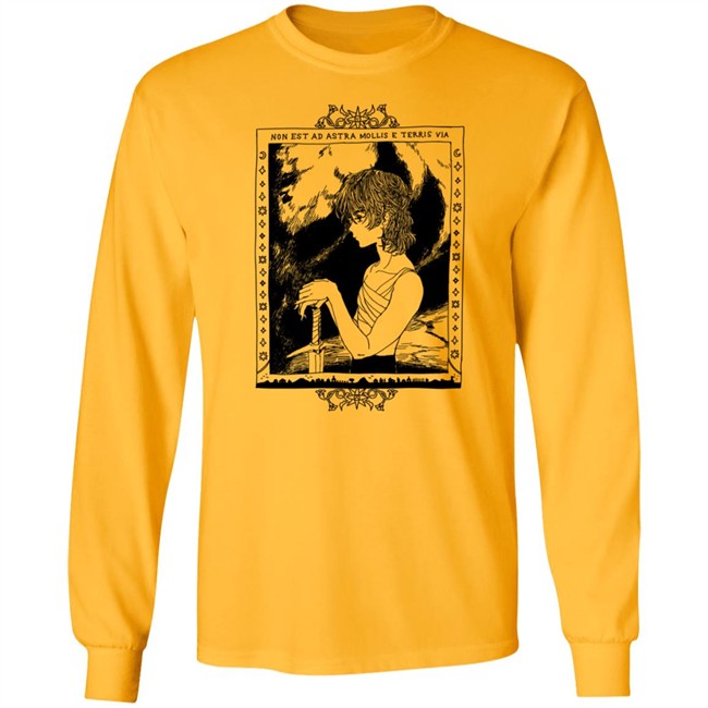 Non Est Ad Astra Mollis E Teris Via Shirt Non Est Ad Astra Mollis E Teris Via Shirt
