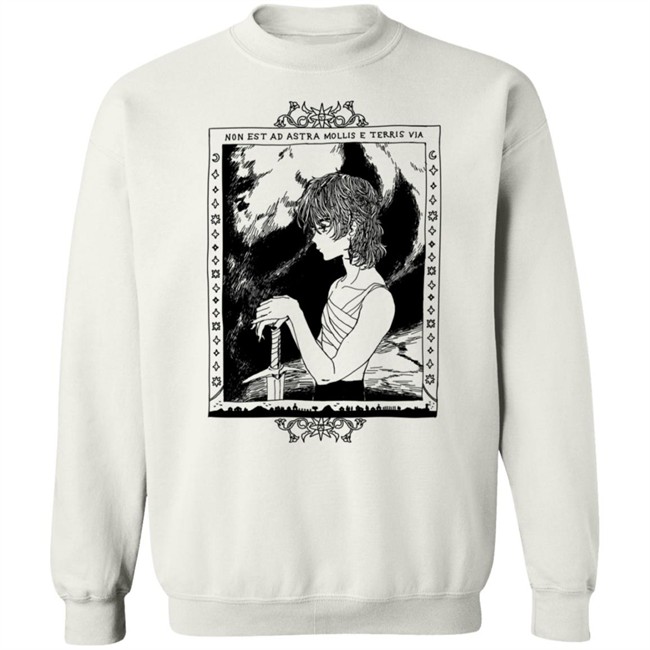 Non Est Ad Astra Mollis E Teris Via Shirt Non Est Ad Astra Mollis E Teris Via Shirt