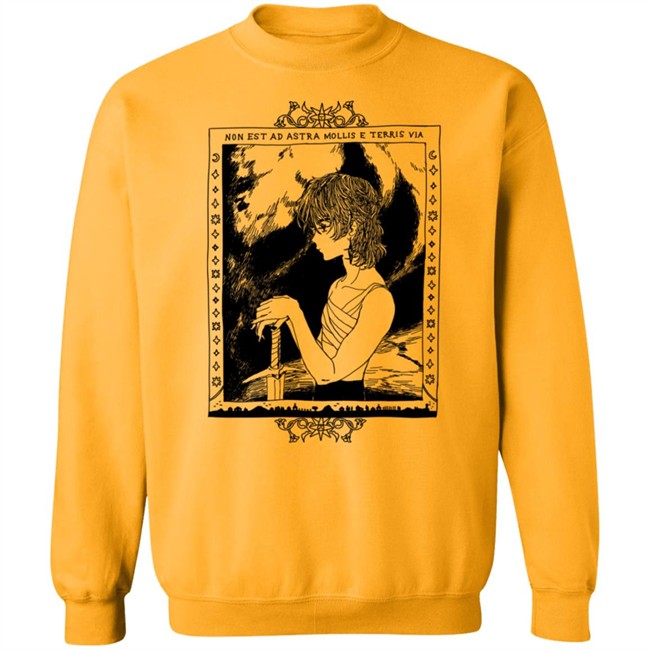 Non Est Ad Astra Mollis E Teris Via Shirt Non Est Ad Astra Mollis E Teris Via Shirt