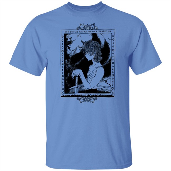 Non Est Ad Astra Mollis E Teris Via Shirt Non Est Ad Astra Mollis E Teris Via Shirt