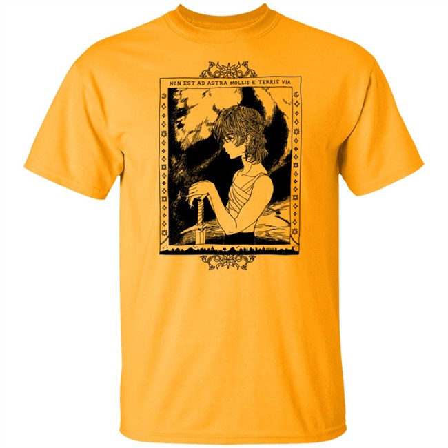 Non Est Ad Astra Mollis E Teris Via Shirt Non Est Ad Astra Mollis E Teris Via Shirt