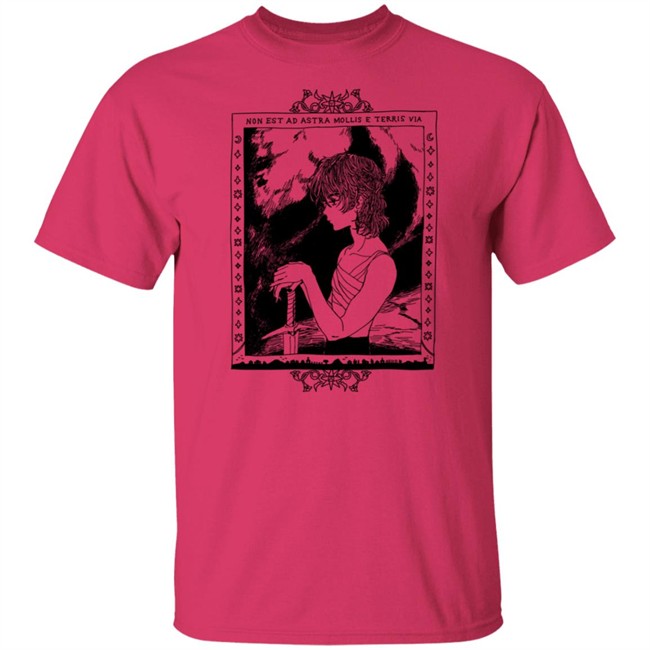 Non Est Ad Astra Mollis E Teris Via Shirt Non Est Ad Astra Mollis E Teris Via Shirt