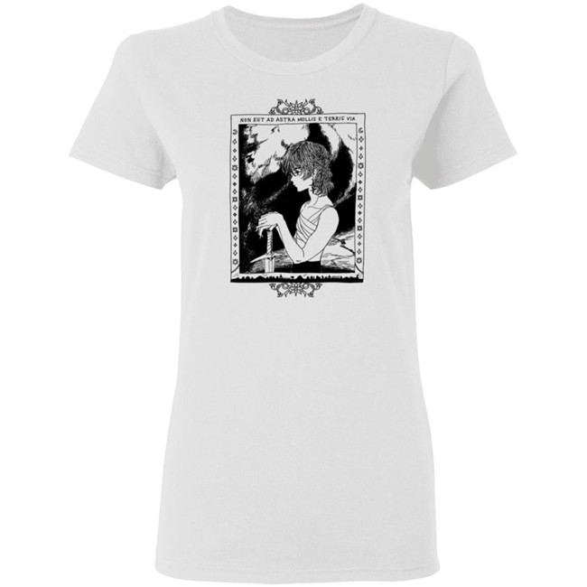 Non Est Ad Astra Mollis E Teris Via Shirt Non Est Ad Astra Mollis E Teris Via Shirt