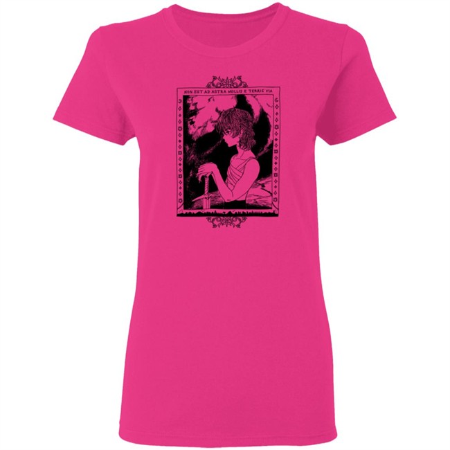 Non Est Ad Astra Mollis E Teris Via Shirt Non Est Ad Astra Mollis E Teris Via Shirt