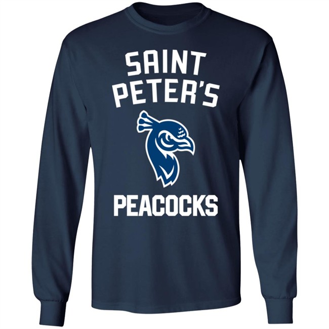 Eli Manning Saint Peter's Peacock Basketball T Shirt Eli Manning Saint Peter's Peacock Basketball T Shirt