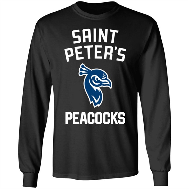 Eli Manning Saint Peter's Peacock Basketball T Shirt Eli Manning Saint Peter's Peacock Basketball T Shirt
