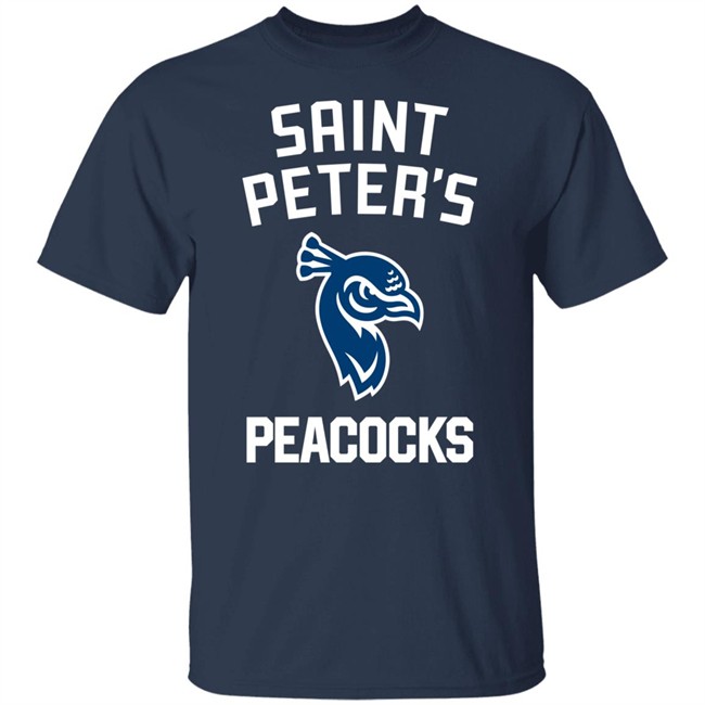 Eli Manning Saint Peter's Peacock Basketball T Shirt Eli Manning Saint Peter's Peacock Basketball T Shirt
