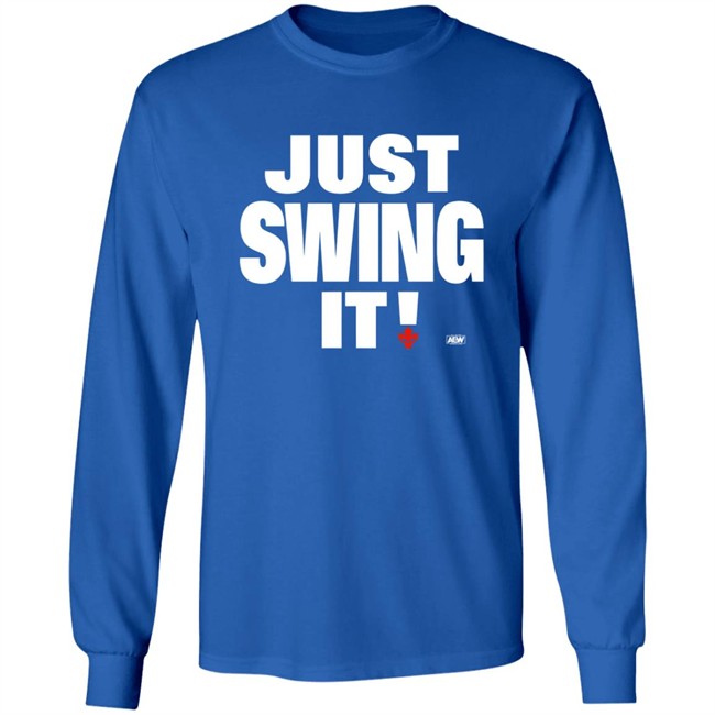 Aew Shop All Elite Wrestling Shawn Spears Just Swing It Shirt Aew Shop All Elite Wrestling Shawn Spears Just Swing It Shirt