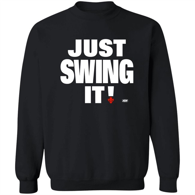 Aew Shop All Elite Wrestling Shawn Spears Just Swing It Shirt Aew Shop All Elite Wrestling Shawn Spears Just Swing It Shirt