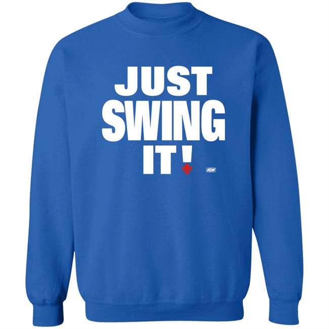Aew Shop All Elite Wrestling Shawn Spears Just Swing It Shirt Aew Shop All Elite Wrestling Shawn Spears Just Swing It Shirt