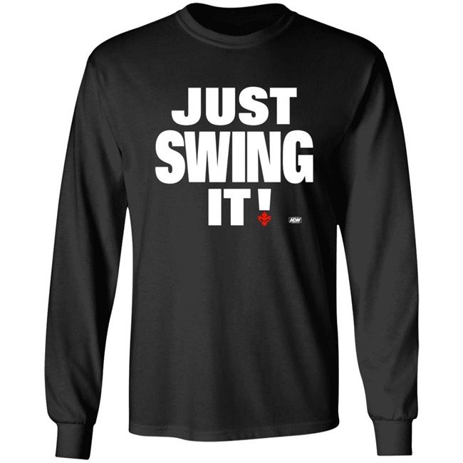 Aew Shop All Elite Wrestling Shawn Spears Just Swing It Shirt Aew Shop All Elite Wrestling Shawn Spears Just Swing It Shirt