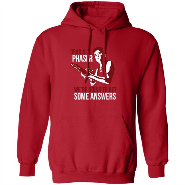 Grab A Phaser We're Going To Get Some Answers T Shirt Terry Farrell Grab A Phaser We're Going To Get Some Answers T Shirt Terry Farrell