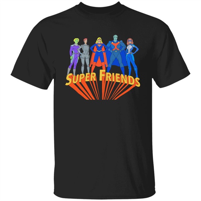 Dc Justice League Super Heroes Friends Tee Shirt