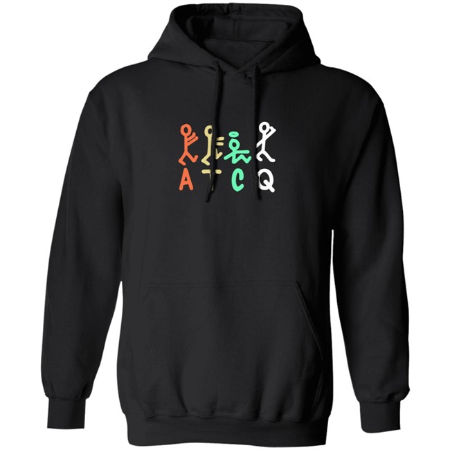 Atcq Shop A Tribe Called Quest Merch Stick Figure Olive Hoodie