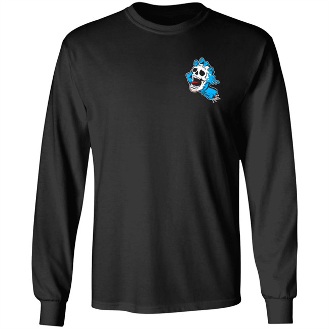 Santa Cruz Screaming Skull Hand Long Sleeve Tee